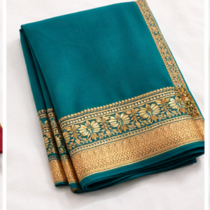 black kanchipuram saree