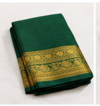 black kanchipuram saree