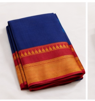 black kanchipuram saree
