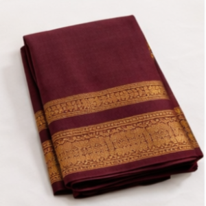 black kanchipuram saree