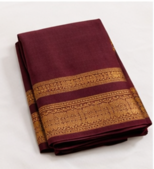 black kanchipuram saree