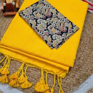 plain kaadhi cotton saree